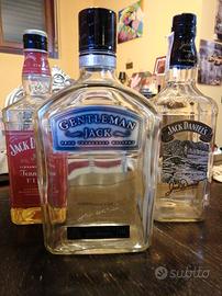 Bottiglie vuote Jack daniel's 