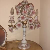 Lampada da tavolo a più luci stile Rococò