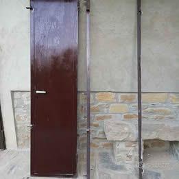 Porta in ferro 50 x h 206 cm