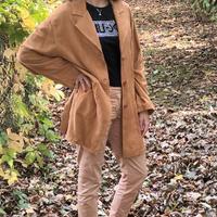 Giacca in pelle scamosciata di alta qualità 