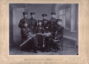 Foto di militari tedeschi del 1902