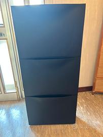 scarpiera nera pvc