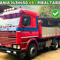 Scania 143h450 ribaltabile full optional