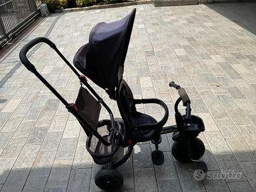 Passeggino Triciclo Nekiz Trike Pieghevole Nero