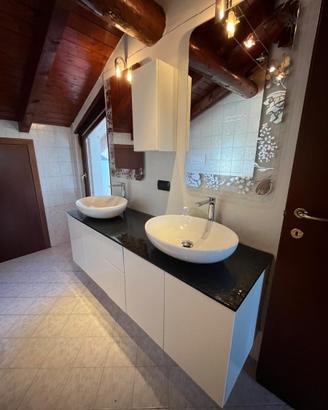 mobile bagno con doppio lavabo