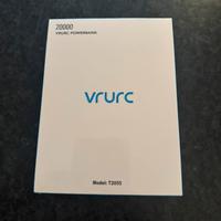 VRURC Power Bank 20000mAh USB C con cavi integrati