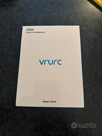 VRURC Power Bank 20000mAh USB C con cavi integrati