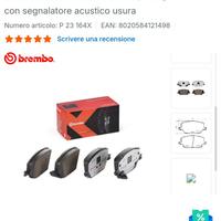 BREMBO PASTIGLIE FRENI