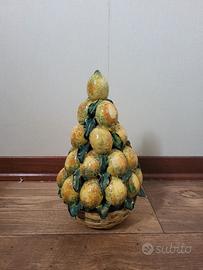 Centrotavola in maiolica italiana