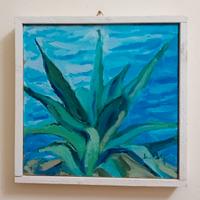 Dipinto "Agave" Pezzo Unico firmato dall'artista
