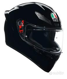 Casco moto integrale AGV K1 S black gloss