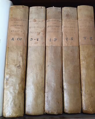 Vocabolario della Crusca 1741 Completo 5 Tomi