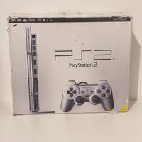 PS2 Slim Argento con scatola Completa
