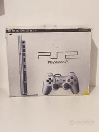 PS2 Slim Argento con scatola Completa