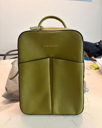 Zaino donna PIQUADRO, in pelle porta pc 14 Verde