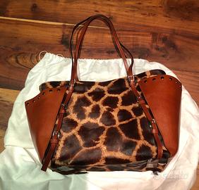 Borsa in pelle e cavallino mai usata