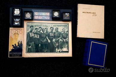 mini lotto quadro riviste olimpiadi berlino 1936 