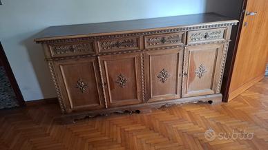 Armadio cassettiera in Noce