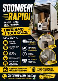 Sgomberi rapidi - cantine, garage, cucine, mobili