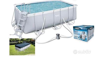 Piscina Bestway e filtro aggiuntivo BW (5000L/h)