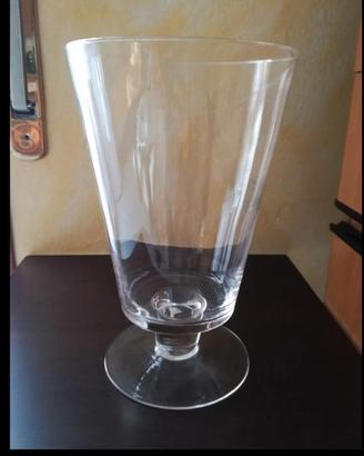 vaso  arredo in cristallo 