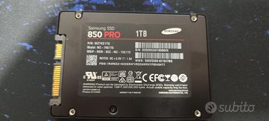 HARD DISK SSD 1TB SAMSUNG 850 PRO 2.5"