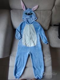 pigiamone a tuta intera Stich Disney 7/8 anni