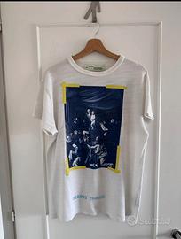 T-Shirt Off-White Caravaggio Bianca Gialla