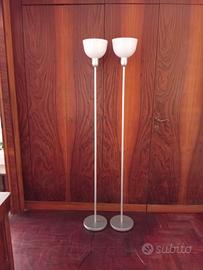 Lampade a stelo color argento / bianco 