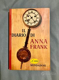 Libro Il diario di Anna Frank, prima edizione 1959