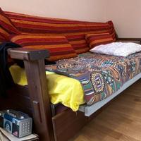 divano letto in arte povera