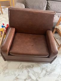 poltrona con lettino pieghevole 