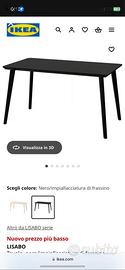 TAVOLO LISABO IKEA NUOVO