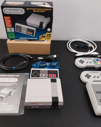 Nintendo classic mini NES + SNES originali