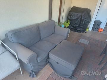 Divano e puf Ikea EKTORP