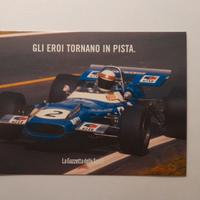 Jackie Stewart - Cartolina Postcard F1