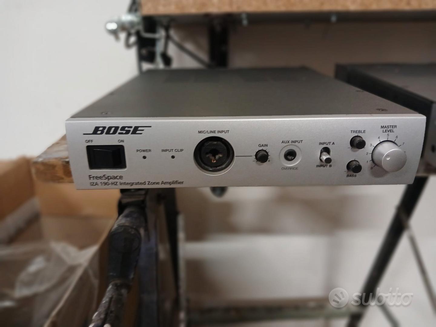Bose RA-8 Amplificatore Integrato Usato Testato 40W Da Giappone, Nero Ingressi RCA