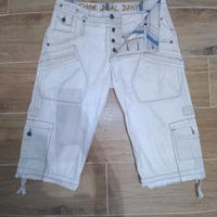 pantalone cargo bianco vintage uomo 