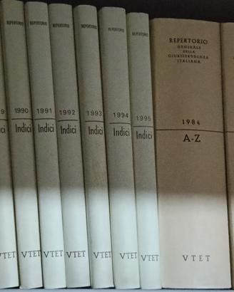 Utet enciclopedia repertorio giurisprudenza 
