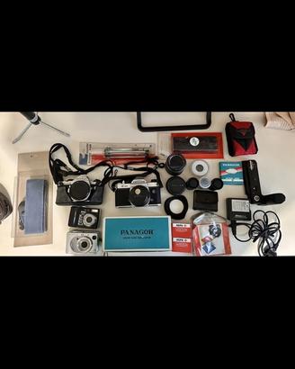Fotocamere vintage + accessori (valuto offert)