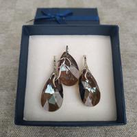 Set orecchini e ciondolo in argento con Swarovski 