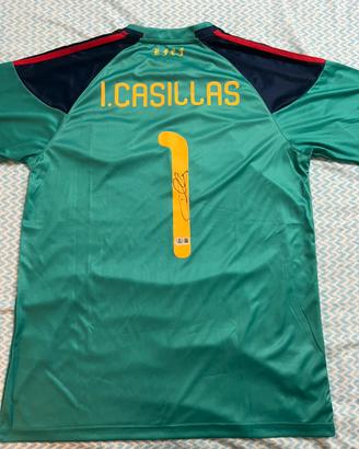 Maglia Iker Casillas autografata e certificata
