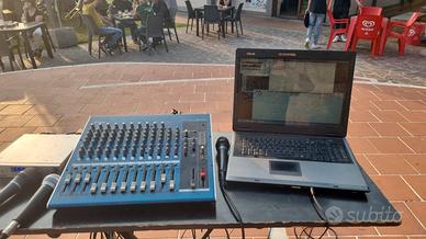 attrezzatura completa per piano bar e karaoke 