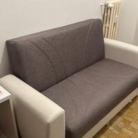 Divano letto 2 posti con contenitore