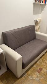 Divano letto 2 posti con contenitore