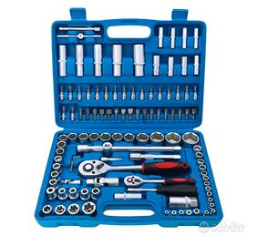 Valigetta 108 pz Set Chiavi a Cricchetto Bussola