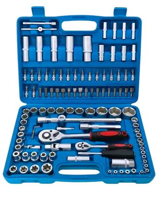 Valigetta 108 pz Set Chiavi a Cricchetto Bussola