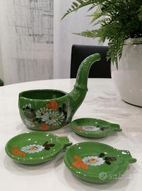 Posacenere da tavolo in ceramica 