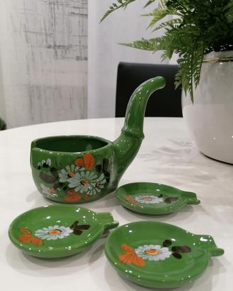 Posacenere da tavolo in ceramica 