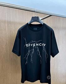 Maniche corte con stampa Lightning da uomo, nere